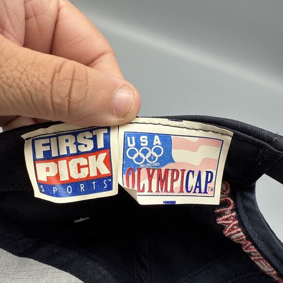 Vintage 1996 USA Olympics Snapback Hat Deadstock NWT NOS Embroidered - Picture 8 of 8